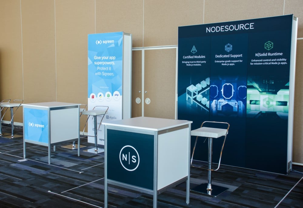 Node.js Interactive — LEVY show build, photo 08.