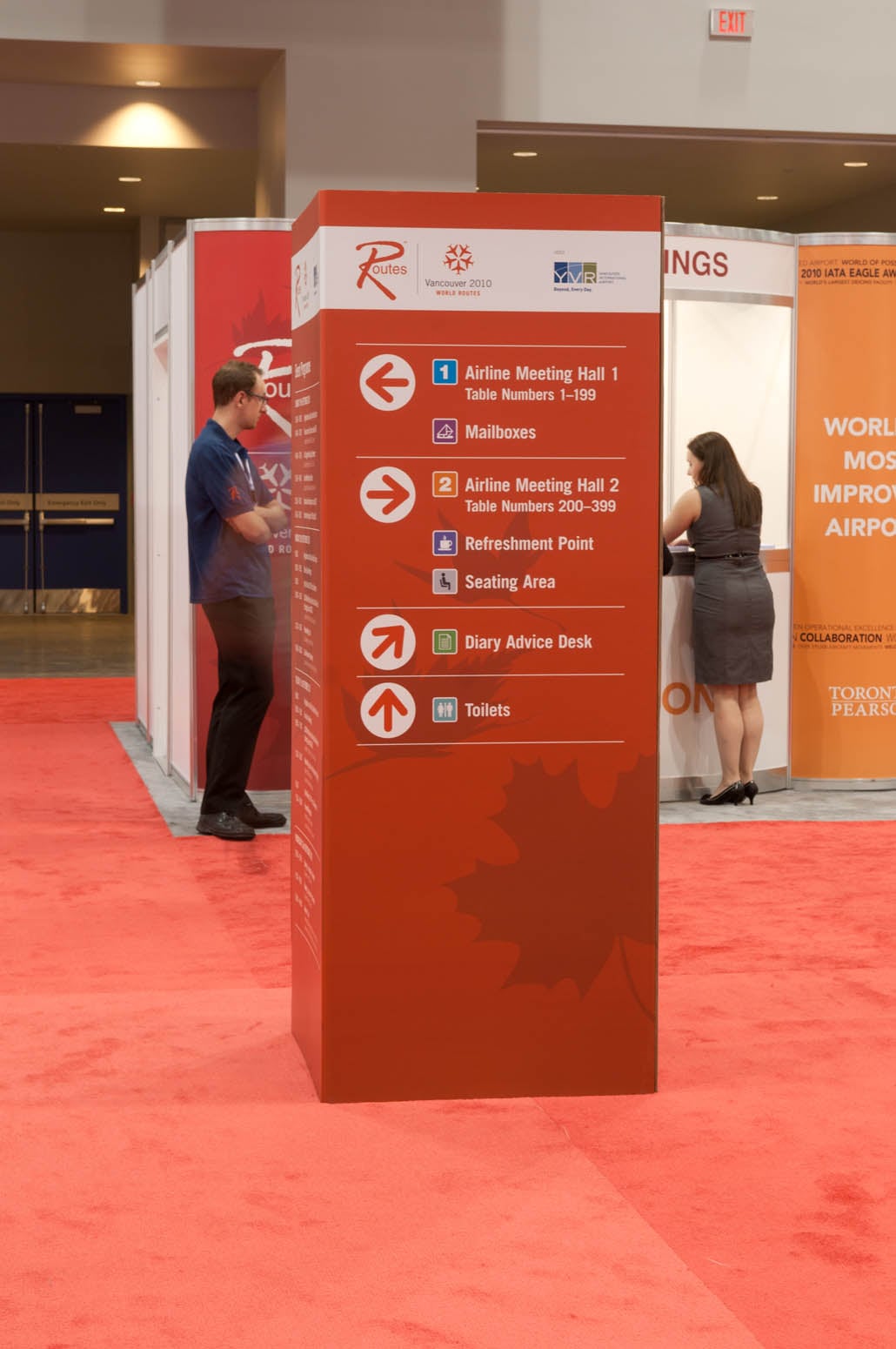 World Route Development Conference — LEVY show build, photo 04.
