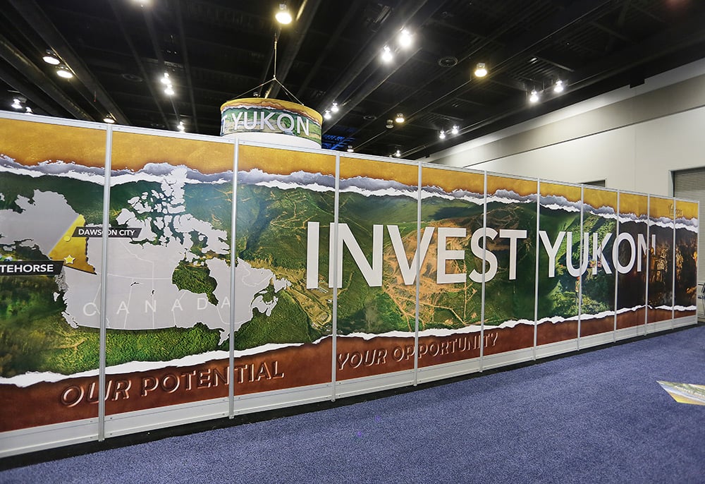 Vancouver Resource Investment Conference — LEVY show build, photo 05.